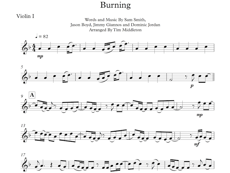 Beautiful String Quartet Arrangement of Sam Smith's 'Burning".
